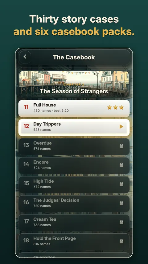 The Casebook's story cases